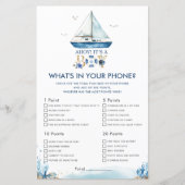 Nautical Ahoy Het is een jongen die in je telefoon (Voorkant)