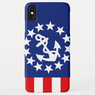 Nautical American Yacht Flag Stars iPhone XS Max Hoesje