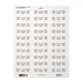Nautical Anchor 1 Return Address Labels (Full Sheet)