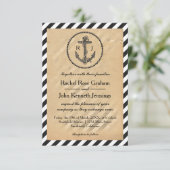 Nautical Anchor - 3x5 Weddenschap Kaart (Staand voorkant)