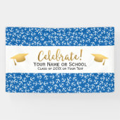 Nautical Anchor Afstuderen Class of 20XX Afstudeer Spandoek (Horizontaal)