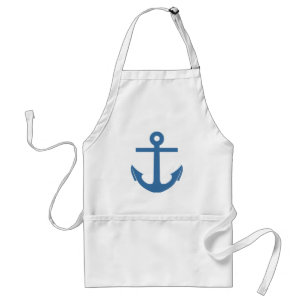 Nautical Anchor Apron Standaard Schort