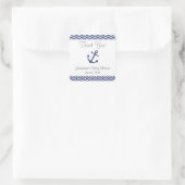 Nautical Anchor Baby shower Stickers (Tas)