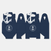 Nautical Anchor Boat Name Custom Bedankdoosjes (Ongevouwen)