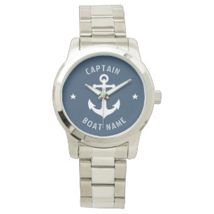 Nautical  Anchor Captain & Boat of Name Horloge