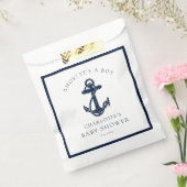 Nautical Anchor Coastal Boy Baby shower Bedankzakje (Gezegeld)