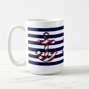 Nautical Anchor Coffee Mok