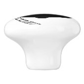 Nautical anchor Deb Lawer Keramische Knop (Zijkant)