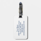 Nautical Anchor Family Reunion Trip Crueach Bagagelabel (Achterkant verticaal)