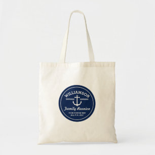 Nautical Anchor Family Reunion Trip Crueach Tote Bag