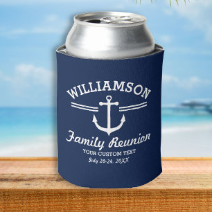 Nautical Anchor Family Reunion Trip Cruise Blikjeskoeler