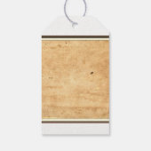 Nautical Anchor Framed Paper Wedding Cadeaulabel (Achterkant)