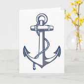 Nautical Anchor Kaart (Gele Bloem)