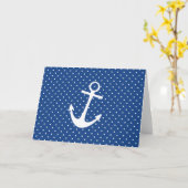 Nautical Anchor Note Kaart (Gele Bloem)