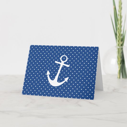 Nautical Anchor Note Kaart (Voorkant)