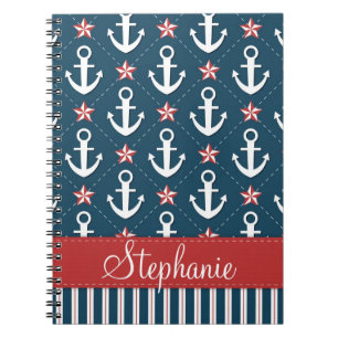 Nautical Anchor notebook Notitieboek
