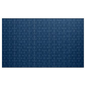 Nautical Anchor Pattern Navy Blue Stof (Yard (91,4 cm))