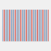 Nautical Anchor Polka Dot Stripe Inpakpapier Vel (Voorkant 2)