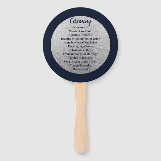 Nautical Anchor Program Fans Handwaaier (Achterkant)