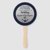 Nautical Anchor Program Fans Handwaaier (Voorkant)