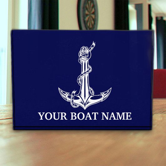  Nautical Anchor Rope Boat Name Fotoblokken