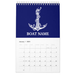  Nautical Anchor Rope Boat Name Kalender