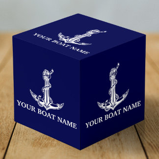 Nautical Anchor Rope Boat Name Kubus