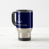  Nautical Anchor Rope Boat Name Reisbeker (Voorkant links)