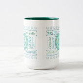 Nautical Anchor Typography Beach House Mok (Center)