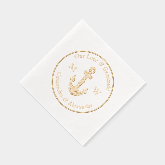 Nautical Anchor Wedding (Droite)