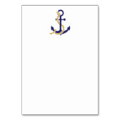 Nautical Anchor Wedding Kaart (Achterkant)