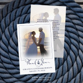 Nautical Anchor Wedding Script Bedankt 2 Foto