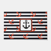 Nautical Anchors Away   Doormat Deurmat (Voorkant)