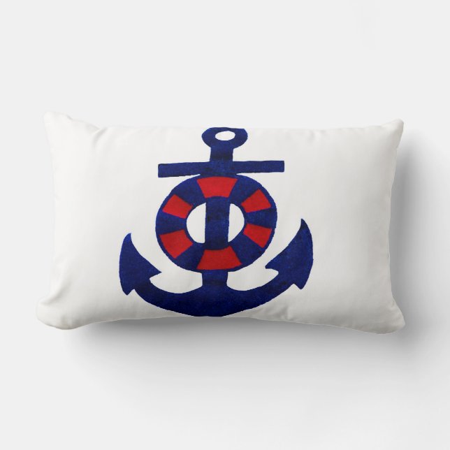 Nautical Anchors Welkom in ons beach House Kussen (Voorkant)