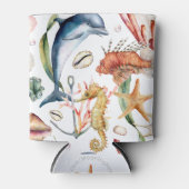 Nautical Aquatic Life Pattern / Koelbox Blikjeskoeler (Voorkant)