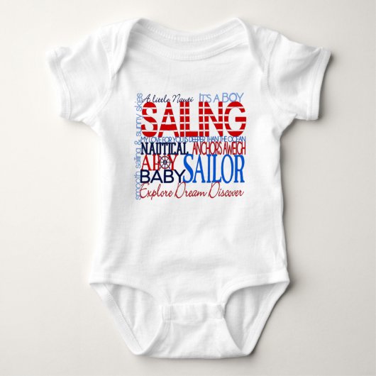 Nautical Baby Boy's T-Shirt (Voorkant)