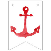 Nautical Baby Bunting Vlaggetjes (Eerste vlag)