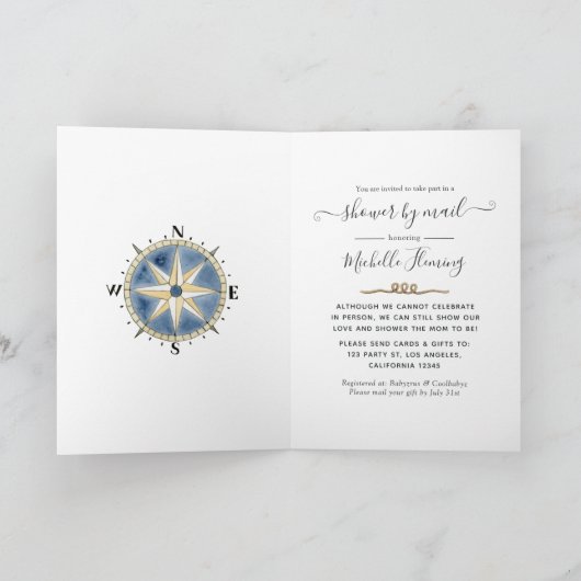 Nautical Baby Shower per Post (Binnen)