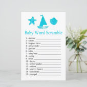 Nautical Baby word scramble game (Staand voorkant)