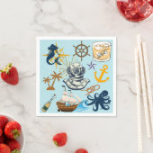 Nautical Bachelor Party Servet (Insitu)