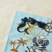 Nautical Bachelor Party Strandlaken (In situ)