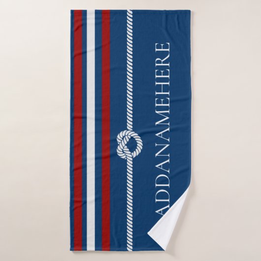 Nautical Bath Towel Badhanddoek (Badhanddoek)