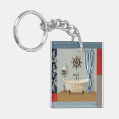 Nautical Bathroom Sleutelhanger (Voorkant Links)
