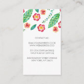 Nautical Beach Anker Kust Cruise Yacht Party Visitekaartje (Achterkant)