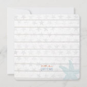 Nautical Beach bruiloft uitnodiging (Voorkant)