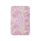 Nautical Beach Collage Hot Pink ID840 Badmat (Voorkant Verticaal)