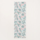 Nautical Beach Collage Sage ID840 Yogamat (Achterkant)