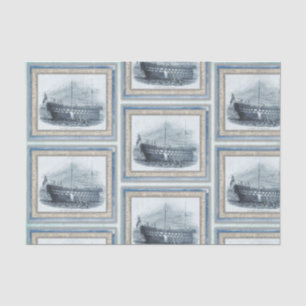 Nautical Beach Design Serie 19 Tissuepapier