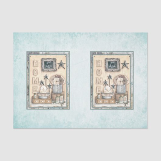 Nautical Beach Design Series 15 Tissuepapier (Voorkant)