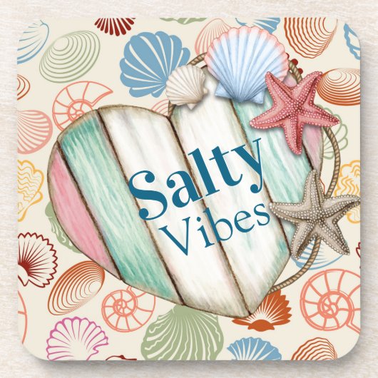 Nautical Beach House  Bier Onderzetter (Voorkant)